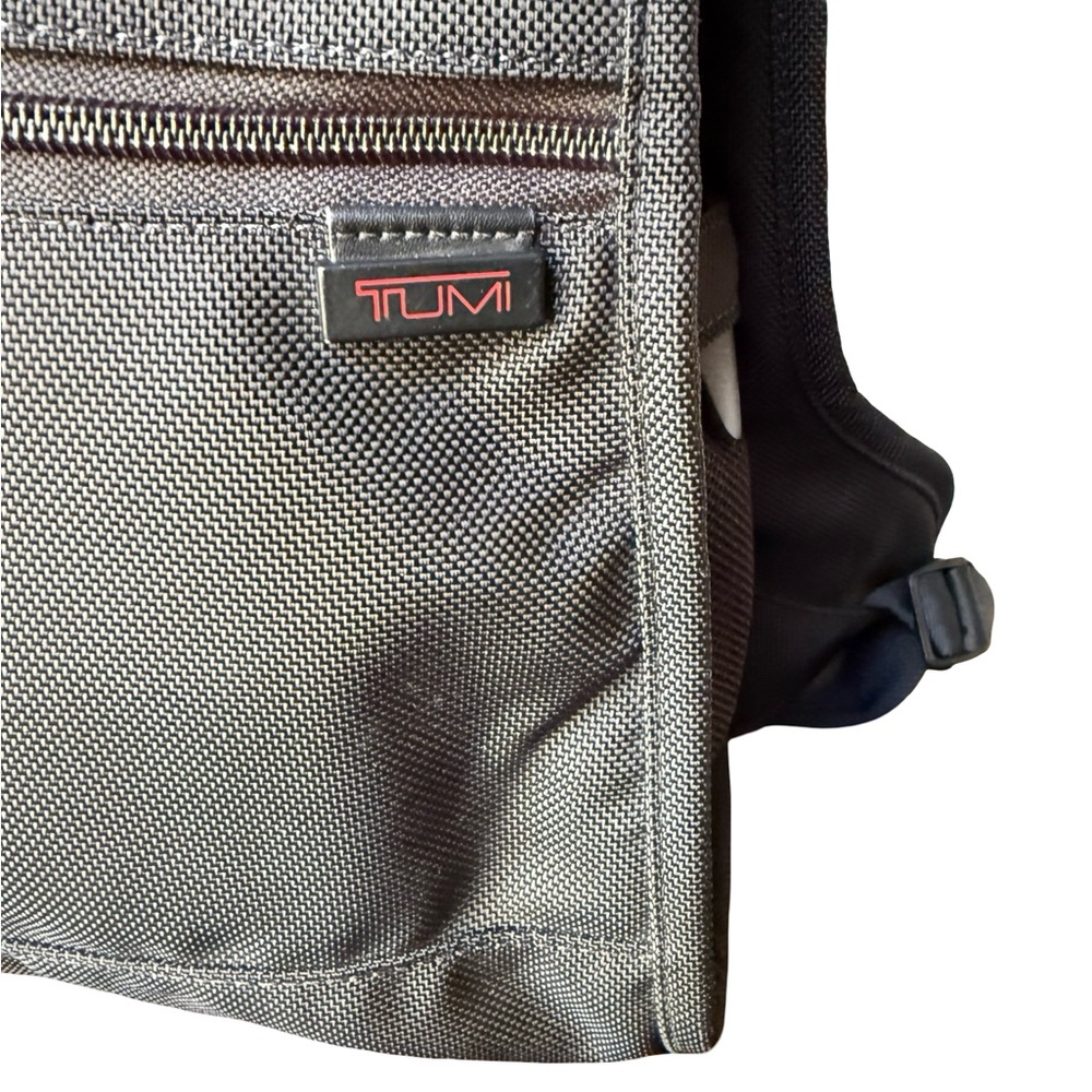 TUMI Black Ballistic Nylon Urban Bodypack / Backpack. Style # 2680D3 - Picture 6 of 11